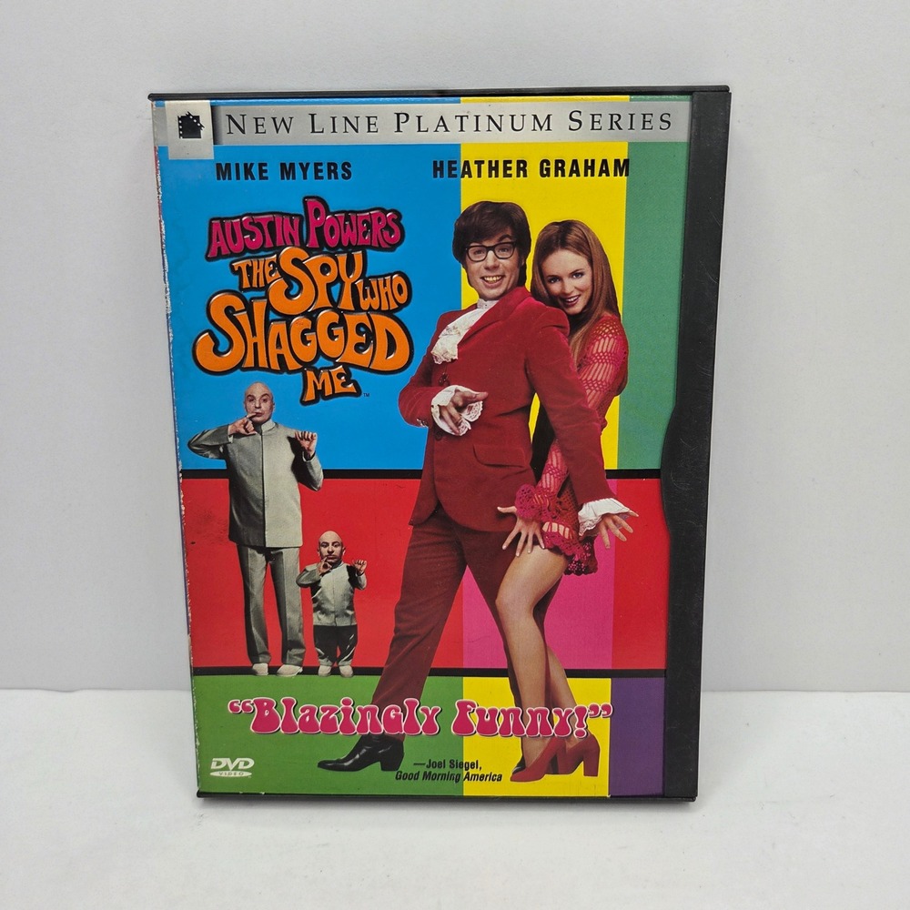 Austin Powers The Spy Who Shagged Me DVD Platinum Series 1999 Mike Myers Comedy